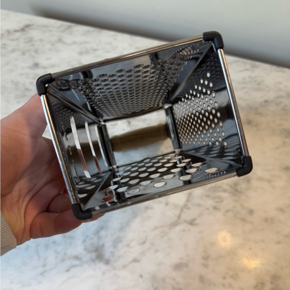Hearth & Hand Stainless steel cheese grater with acacia handle - Picture 10 of 12